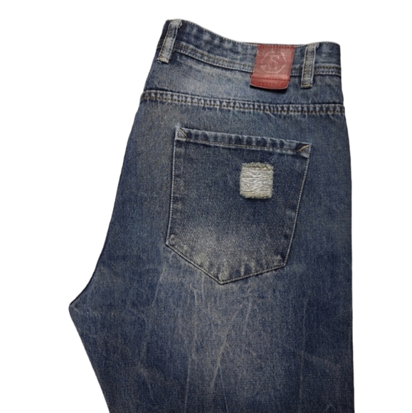 Switch Remarkable Men's Premium Denim Blue Jeans Size 40X32 100% Cotton - Picture 4 of 15